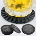 thumbnail image 1 of Riguas 10Pcs Cup Coaster Elastic Stain-Resistance Rubber Beverage Drinking Tea Coaster for Restaurants, 1 of 8