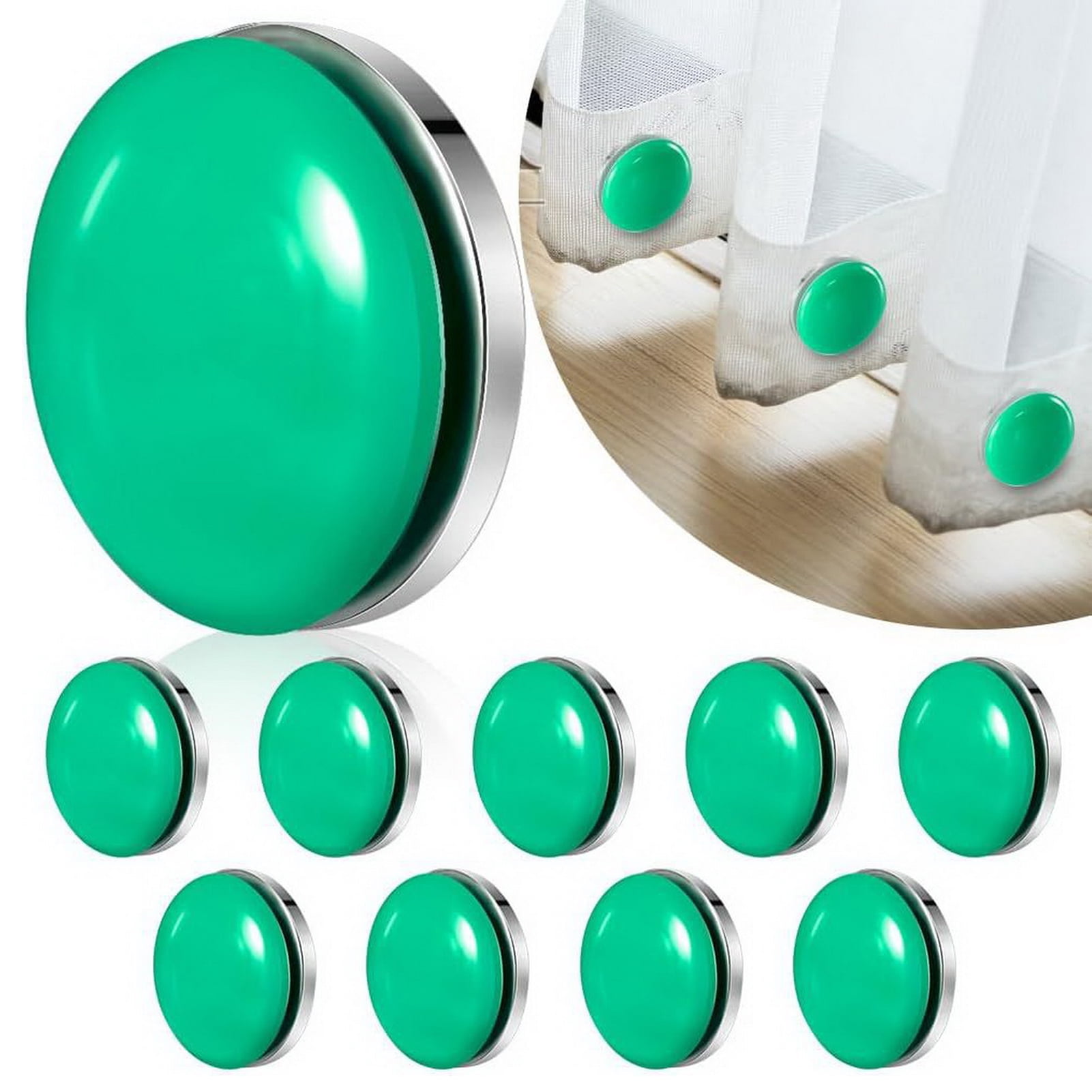 Riguas 10Pcs Curtain Weights Waterproof Compact Size Strong