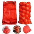 thumbnail image 1 of Riguas 10Pcs Mesh Bag Strong Drawstring Reusable Mesh Onion Bags Breathable Vegetable Storage Net Bag for Home, 1 of 6