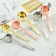 thumbnail image 1 of Riguas 15ml/30ml Measuring Spoon Precise Food Grade Convenient Solid Color Easy to Clean Measurement Lightweight Stainless Steel Measuring Spoon for Home, 1 of 8