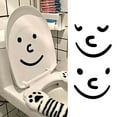 thumbnail image 1 of Riguas Creative Removable Waterproof Self-adhesive Toilet Sticker Funny Smile Face Wall Sticker DIY Home Art, 1 of 8
