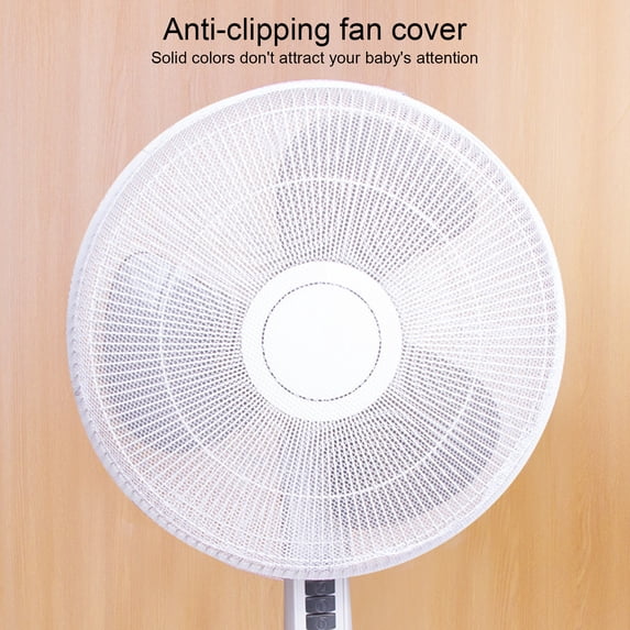 Riguas Electric Fan Guard Round Anti-pinch Hand Useful Dust-proof Finger Protector Fan Dust Cover Household Supplies
