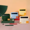 thumbnail image 1 of Riguas Mechanical Calculator 12-digit with Large LCD Display Convenient Precise Big Round Button Key Calculator, 1 of 7
