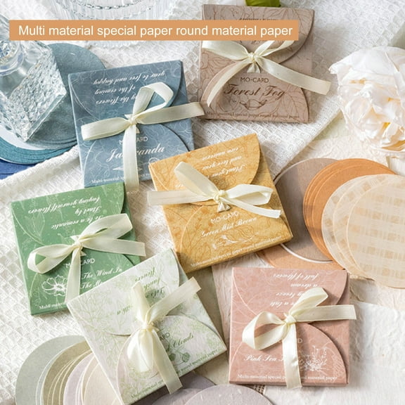 Riguas Note Paper Easy to Cut Tear Resistant Anti-break Fade-less Smooth Writing Paper-Folding Clear Texture Journal Stationery Craft Paper for Home