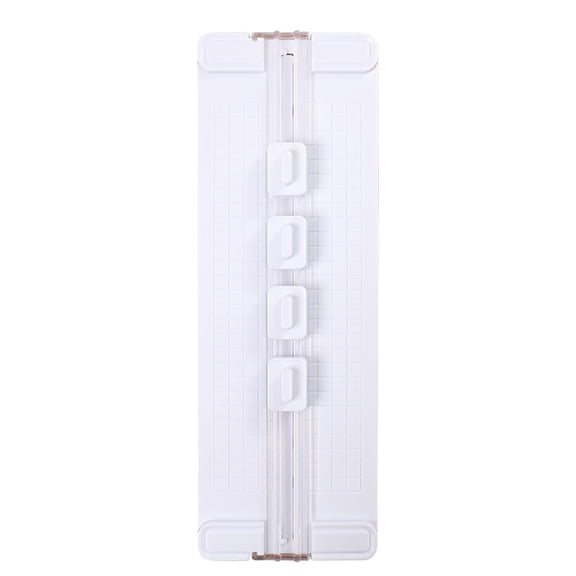 Riguas Paper Cutters Portable Double-Ended Orbital Trimmer 4-in-1 Blades Mini Paper Trimmer with Ruler Grid Scrapbooking Tool for Precise Crafting DIY Projects