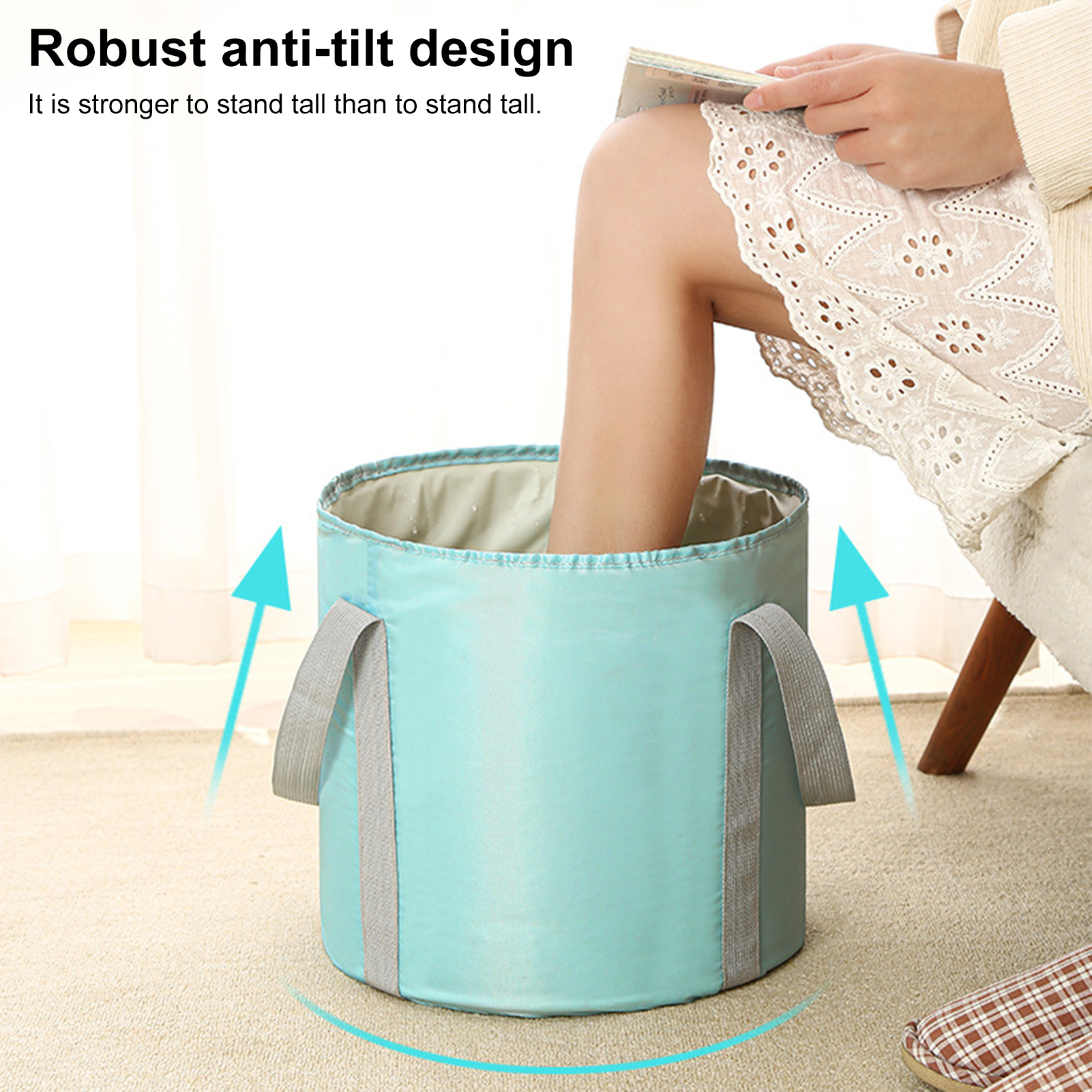 Riguas Portable Folding Basin High Capacity Thermal Insulation Outdoor