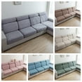 thumbnail image 1 of Riguas Sofa Cover Elastic Anti-slip Easy to Clean Fine Workmanship Leaf Pattern Couch Cover for Home Living Room, 1 of 7
