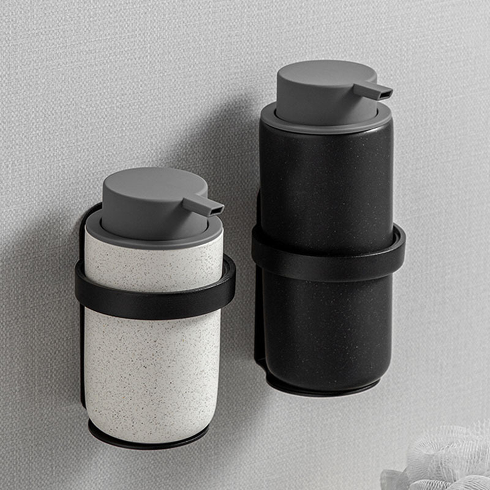 Riguas Wall Mount Toothbrush Cup Holder No Drill Modern Aluminum Alloy