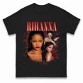 thumbnail image 1 of Rihanna T Shirt,Black Color,Size 2XL, 1 of 5