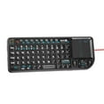 thumbnail image 1 of Rii 2.4G Mini Wireless Smart Keyboard with Touchpad Mouse,Lightweight Portable Wireless Keyboard Controller with USB Receiver Remote Control for . Black.72 Keys, 1 of 6