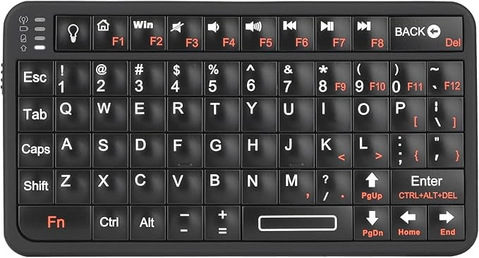 海外並行輸入正規品 Keyboard,Portable Bluetooth Mini Rii Wireless with Keyboard キーボード・マウス・入力機器