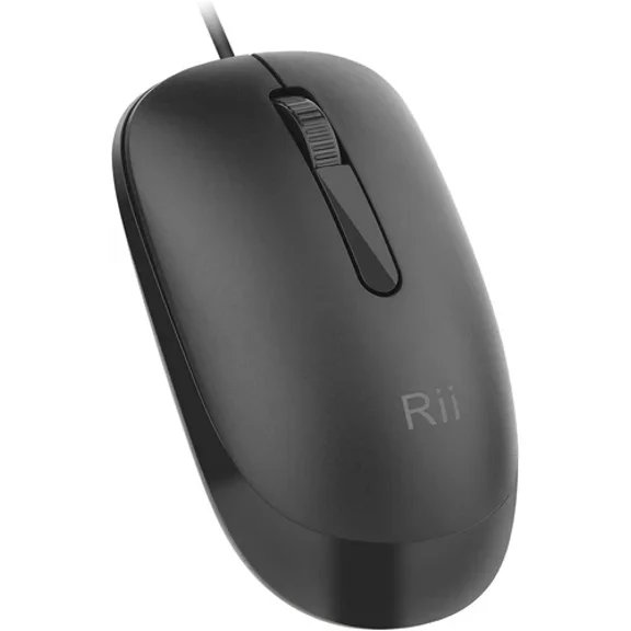 Rii Wired Mouse, Silent Usb Computer Mice For Laptop,Pc,Desktop, 3 Black