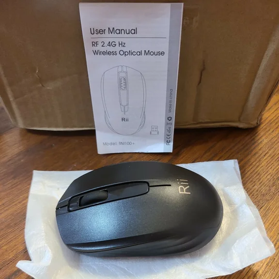 Rii Wireless Mouse 1000 Dpi For Pc Laptop Windowsoffice Included Wireless Usb...
