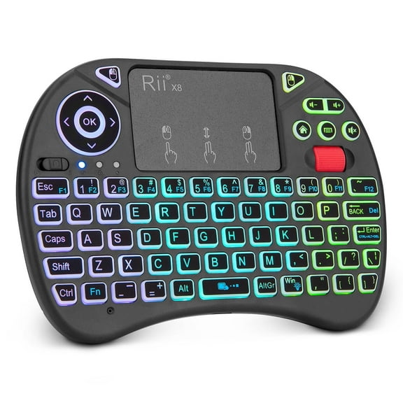 Rii X8 Mini Keyboard,2.4GHz Portable Wireless Keyboard