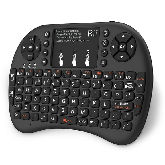 Rii i8+ Mini wireless keyboard 2.4GHz Wireless Keyboard with TouchPad Backlit For Android TV Box,PC,Laptop,Smart TV,HTPC