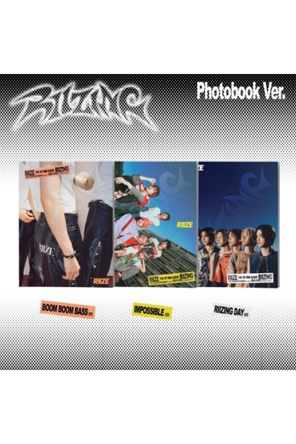 - Riizing - Photo Book Version - Random Cover - incl. 88pg Photobook, Sticker, Polaroid Photo, Folded Poster + Photocard - Music & Performance - CD