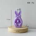 thumbnail image 1 of Rijanmt Easter Bunny Shaped Soy Candles Scented Spring Easter Tealight Candles Home Decor Handmade Wax Candle for Bedroom Bathroom Party, 1 of 1