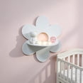 thumbnail image 1 of Rijanmt Flower-Shaped Storage Rack Home Wall Mounted Shelf,Wooden Daisy Flower Floating Shelf,Boho Daisy Plant Shelf,Wall Mounted Display Stand,For Living Room Bathroom Bedroom Decor,3.93" W,White, 1 of 6