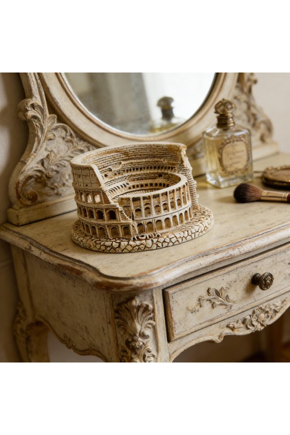 Rome Colosseum Model,Italian Souvenirs Colosseum Sculpture,Resin Ancient Roman Architecture,Miniature Roman Amphitheater Statue for Home Office Desktop Decor,Gift For History Enthusiasts