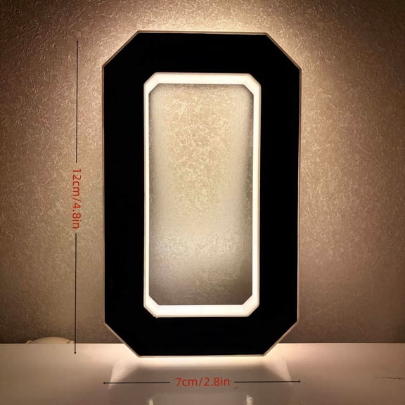 Rijanmt Solar Lighted Address Number Sign,Waterproof LED Light Up Digital Doorplate,Big & Eye-Catching House Number Light,Outdoor Backlit Illuminated Modern Numbers Wall Sconce for Mailbox - Black,4