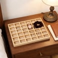 thumbnail image 1 of Rijanmt Wooden Sorting Trays Jewelry Tray & Organizer Box,Wood Storage Divider Organizer Showcase Grid Display Boxes,For Home Office Kitchen Jewelrys Necklaces Appetizers Crafts Storage,30 Grids, 1 of 6