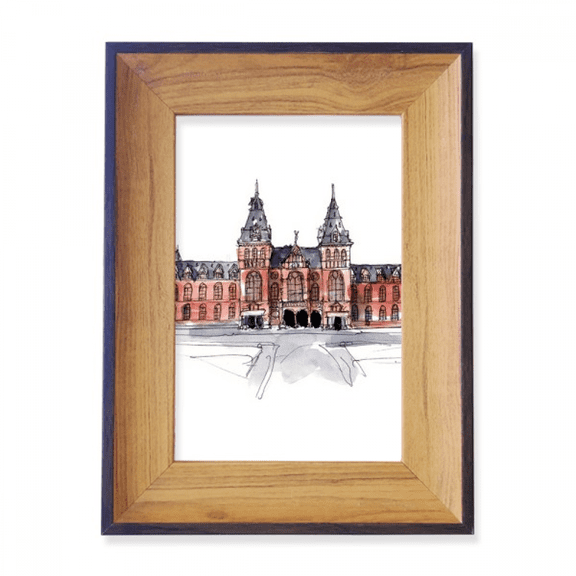 Rijks Museum in Dutch Photo Frame Exhibition Display Art Desktop Painting