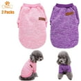 thumbnail image 1 of Riklu 2 Pcs Dog Clothes for Small Dogs, Dogs Sweater Soft Puppies Clothing Winter Puppy Sweaters Warm Outfit for Dogs XS, 1 of 8