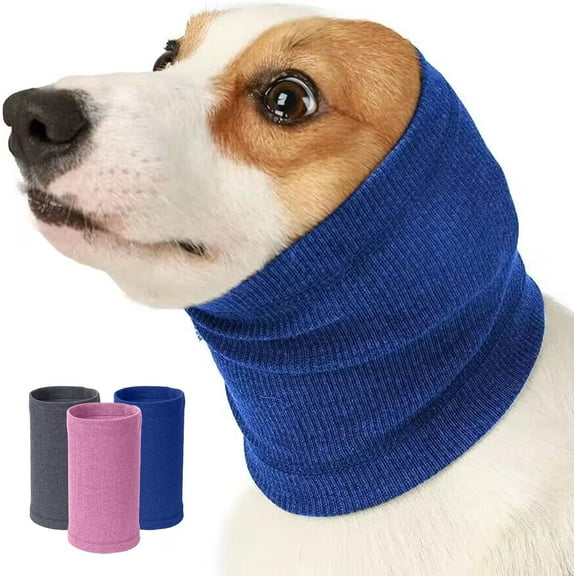 Riklu Dog Calming Hoodie Head Cover, Quiet Ear Covers Hood for Noise, The Grooming and Force Drying Head Protection for Anxiety Relief and Calming Dog Neck and Ear Warmer