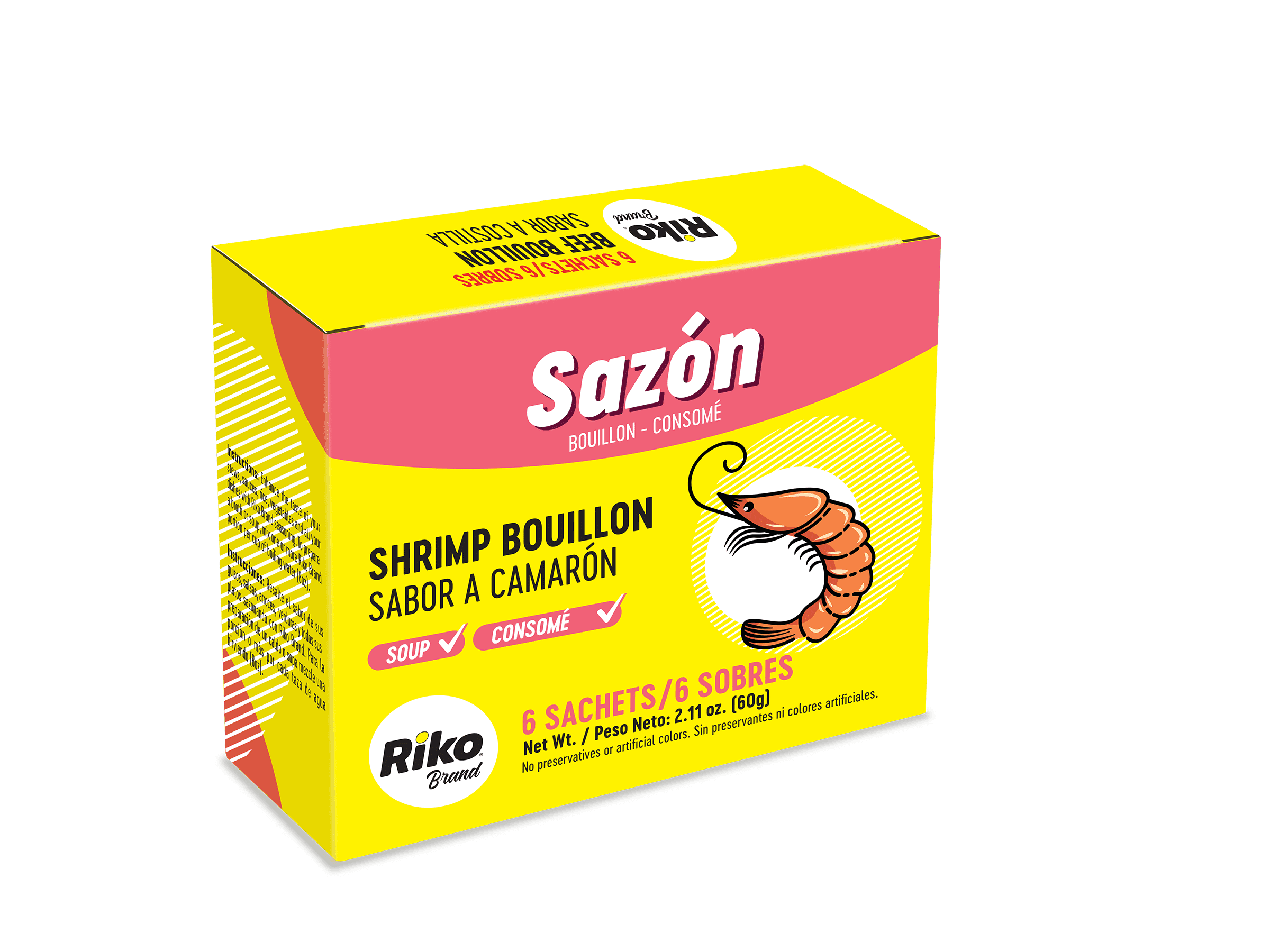 Riko Shrimp Sazon Seasoning, 4 oz