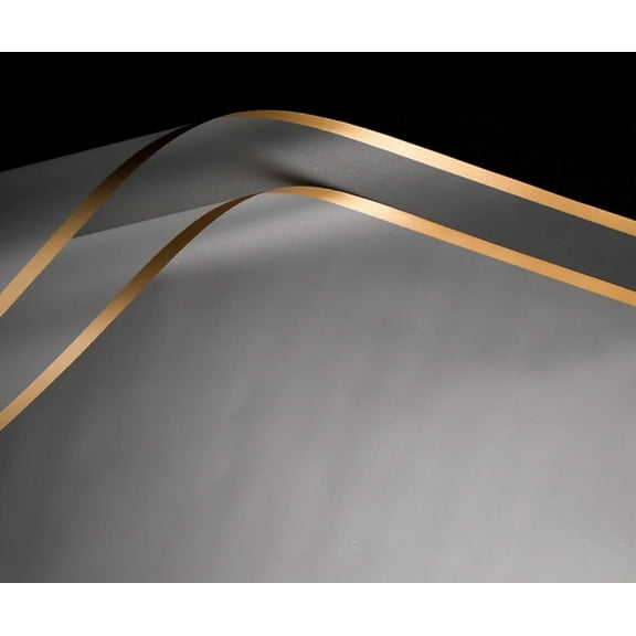 Rikyo Waterproof Frosted Flower Wrapping Paper, 20 Sheets, 22.8"x22.8"