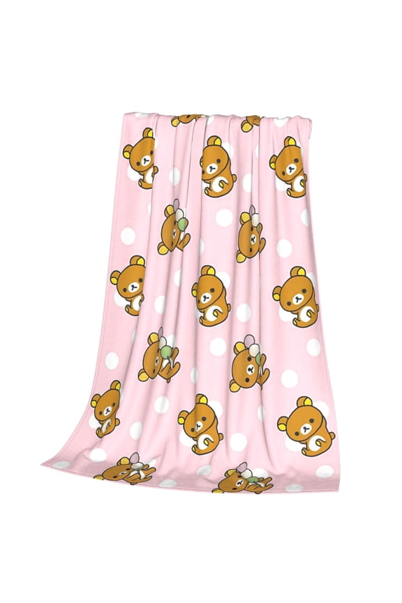 Blanket, Ultra-Soft ightweight Flannel Throw Blanket for Bed, Sofa, Travel & Camping 50x40