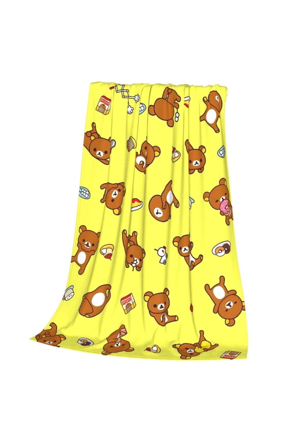 Blanket, Ultra-Soft ightweight Flannel Throw Blanket for Bed, Sofa, Travel & Camping 60x50