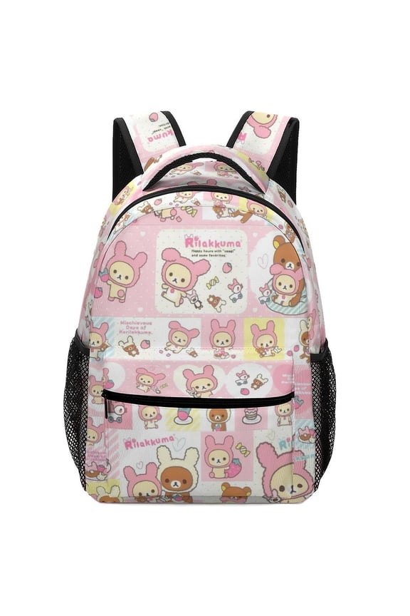 Rilakkuma Cute Backpack Lightweight Travel Bag Can Also Be Used As A Laptop Bag One size