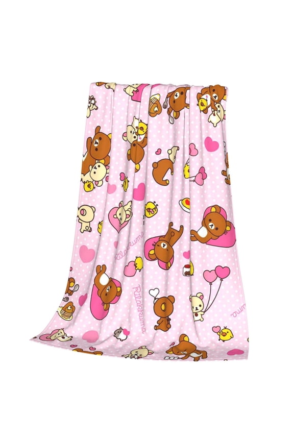 Throw Blanket, Lightweight, Soft & Easy to Fold, Perfect for Home and On-the-Go 50x40