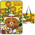 thumbnail image 1 of Rilakkuma Waterproof Foldable Beach Blanket Picnic Mat Tote Perfect for Camping Beach Hiking Grass 150x100cm, 1 of 5