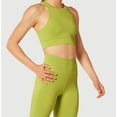 thumbnail image 1 of Riley 7 Seamless Crop Tank Tops for Women Seamless High Neck Racerback Top, Deep Lime Medium, 1 of 4
