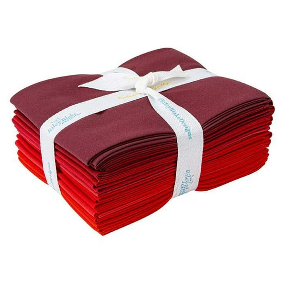 Riley Blake - Confetti Cotton Red Fat Quarter Bundle 12 pcs