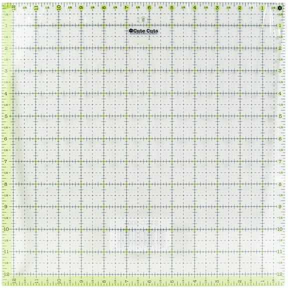 Lori Holt Cute Cuts Ruler 12-1/2in x 12-1/2in