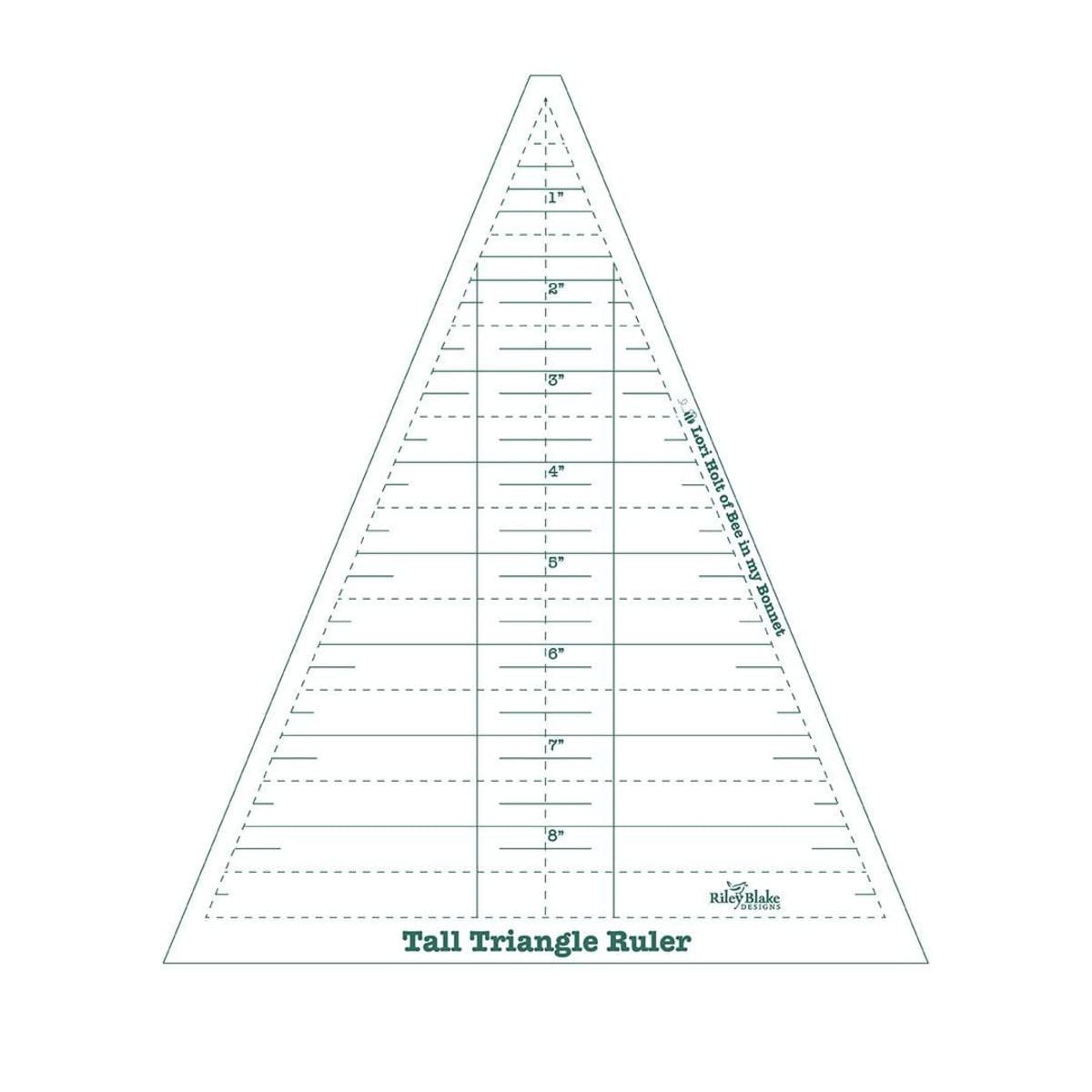 Riley Blake Design Tall Triangle Ruler by Lori Holt