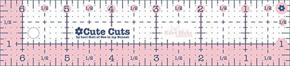 Lori Holt Cute Cuts Ruler 1 1/2" x 6 1/2"