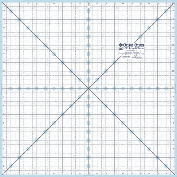 Lori Holt Trim It Ruler 20.5" Square