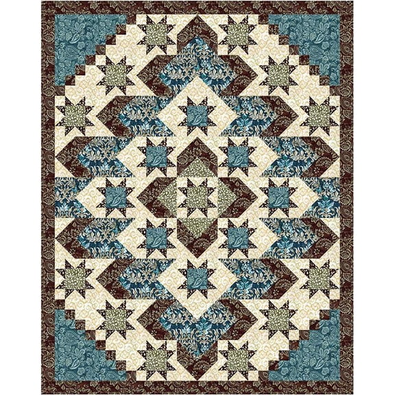 Riley Blake - Expressions Batiks Decorator Jewel Quilt Kit
