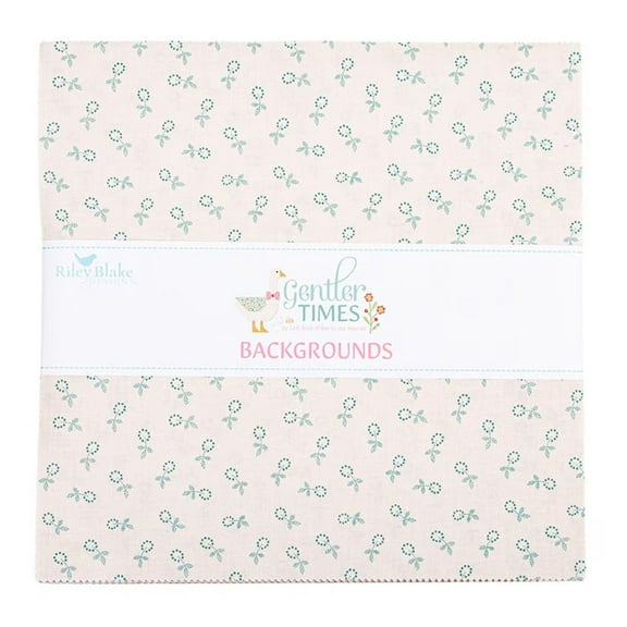 Riley Blake - Gentler Times 10" BACKGROUND Stacker by Lori Holt 42 pcs