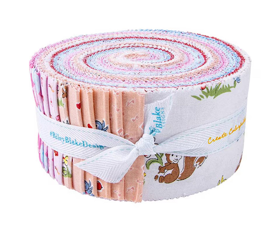 Riley Blake - Love Notes 2.5" Rolie Polie by Lindsay Wilkes 40 pcs ...