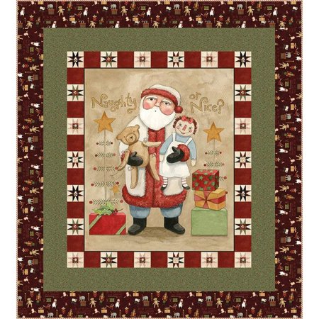 Riley Blake - Naughty or Nice Panel Quilt Kit