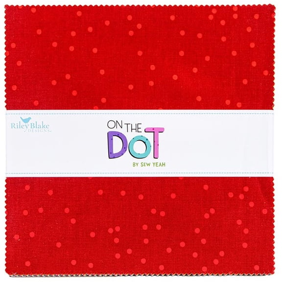 Riley Blake - On the Dot 10" Stacker by Sew Yeah Quilting 42 pcs