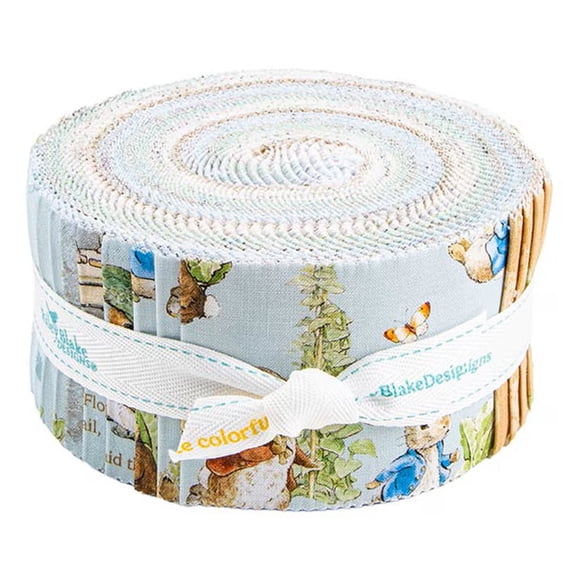 Riley Blake - Peter Rabbit and Benjamin Bunny 2.5" Rolie Polie 40 pcs