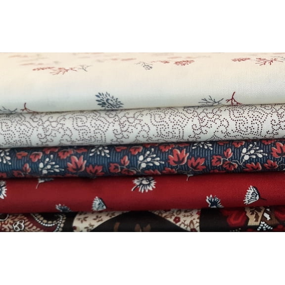 Riley Blake Seeds Of Glory Fat Quarter Bundle 5 Pcs