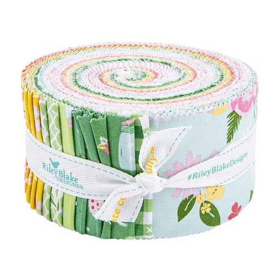 Riley Blake - Summer Skies and Fireflies 2.5" Rolie Polie 40 pcs