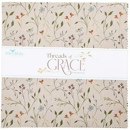 Riley Blake - Threads of Grace 10" Stacker by Kassidy Grace 42 pcs
